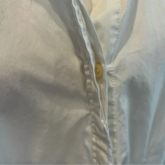 Vtg Tommy Hilfiger Women’s Stitch Detail Silhouette Shirt 18 Preppy Normcore - Picture 7 of 16